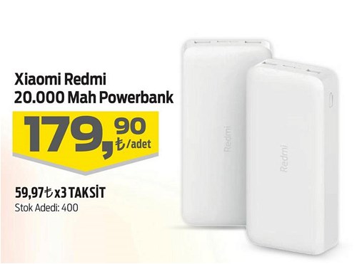 Xiaomi Redmi 20.000 Mah Powerbank image