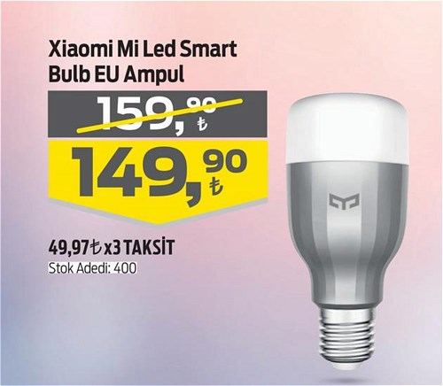 Xiaomi Mi Led Smart Bulb EU Ampul image
