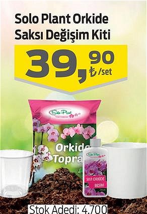 Solo Plant Orkide Saksı Değişim Kiti image