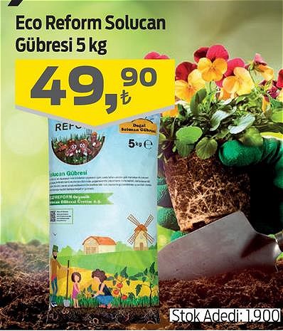 Eco Reform Solucan Gübresi 5 kg image