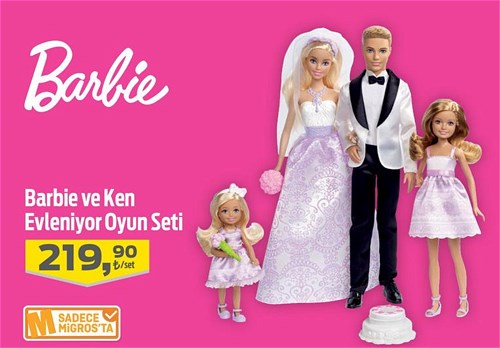 Barbie ve Ken Evleniyor Oyun Seti image