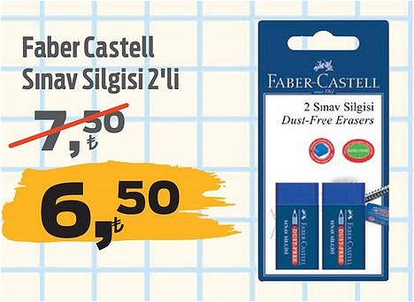 Faber Castell Sınav Silgisi 2'li image