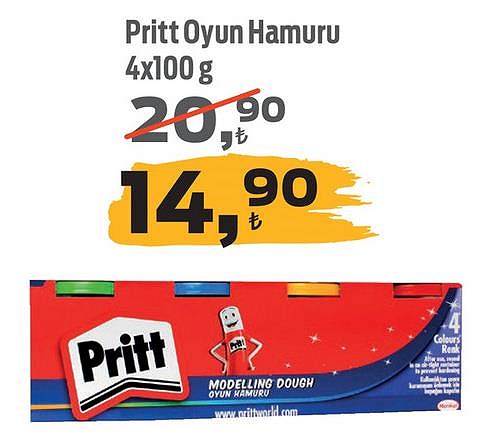 Pritt Oyun Hamuru 4x100 g image