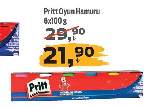 Pritt Oyun Hamuru 6x100 g image