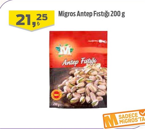 Migros Antep Fıstığı 200 g image