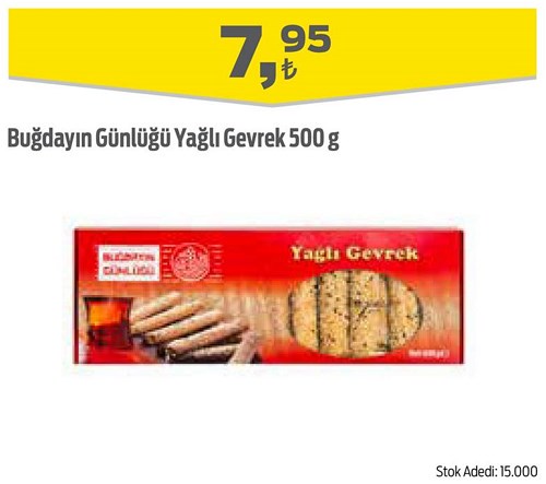 Buğdayın Günlüğü Yağlı Gevrek 500 g image