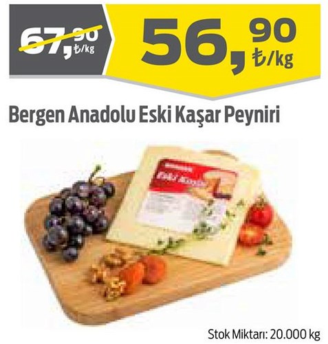 Bergen Anadolu Eski Kaşar Peyniri kg image