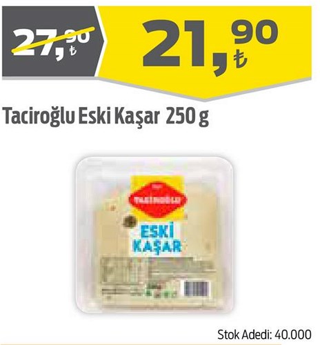 Taciroğlu Eski Kaşar 250 g image