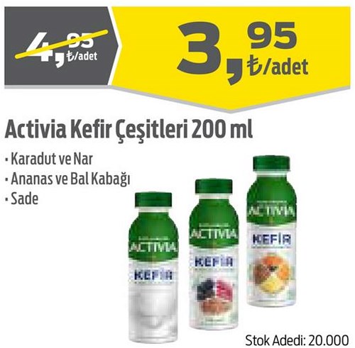 Activia Kefir Çeşitleri 200 ml image