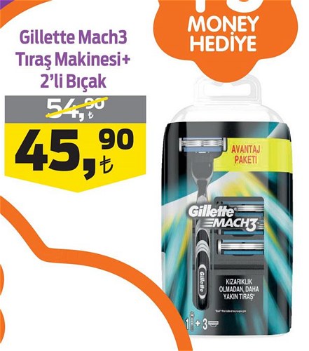 Gillette Mach3 Tıraş Makinesi+2'li Bıçak image