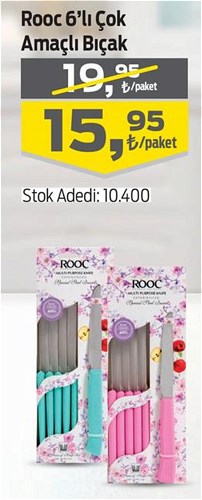 Rooc 6'lı Çok Amaçlı Bıçak image