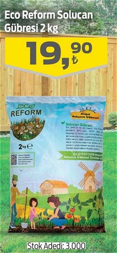 Eco Reform Solucan Gübresi 2 kg image