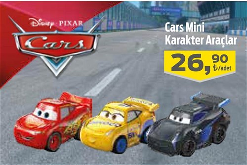 Disney Cars Mini Karakter Araçlar/Adet image