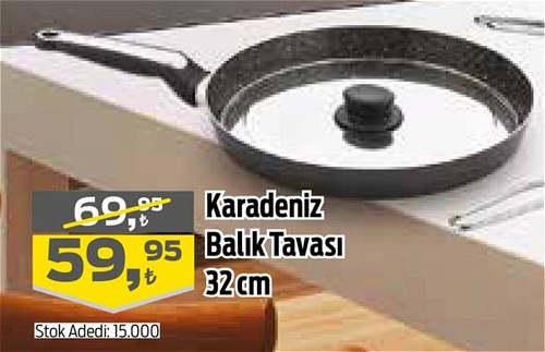 Papilla Karadeniz Balık Tavası 32 cm image