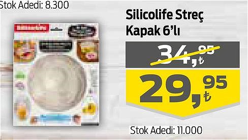 Silicolife Streç Kapak 6'lı image