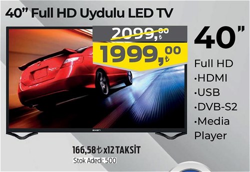 Axen 40" Full Hd Uydulu Led Tv image
