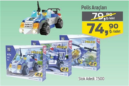 Blocki Polis Araçları/Adet image