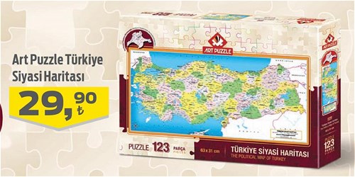 Art Puzzle Türkiye Siyasi Haritası image
