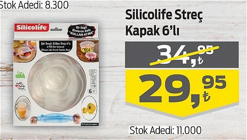Silicolife Streç Kapak 6'lı image