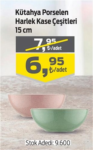 Kütahya Porselen Harlek Kase Çeşitleri 15 cm image