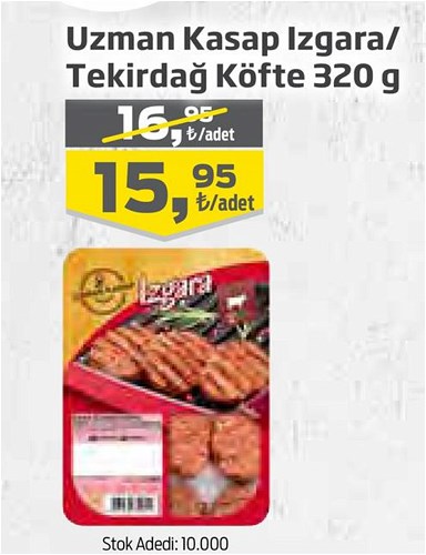 Uzman Kasap Izgara / Tekirdağ Köfte 320 g image