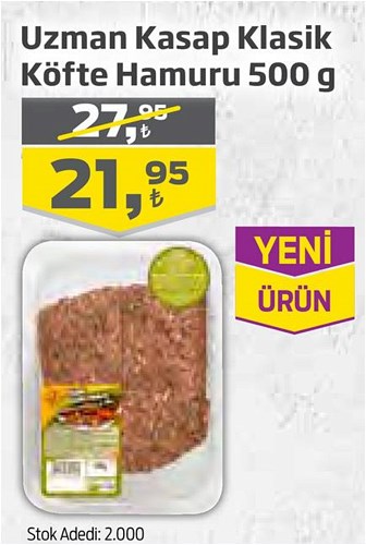 Uzman Kasap Klasik Köfte Hamuru 500 g image