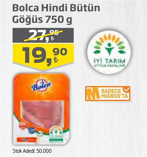 Bolca Hindi Bütün Göğüs 750 g image