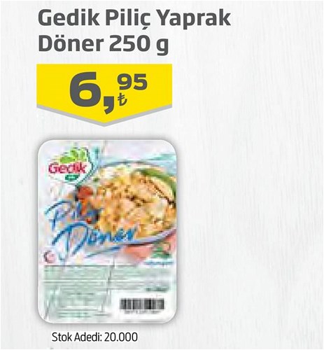 Gedik Piliç Yaprak Döner 250 g image