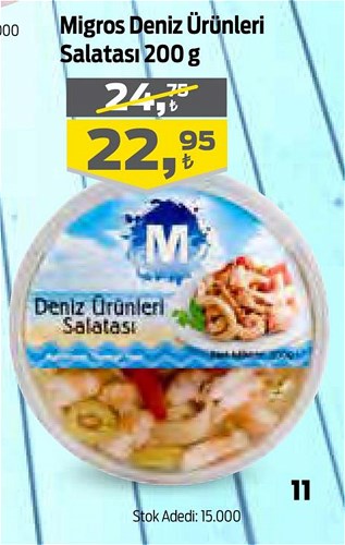 Migros Deniz R Nleri Salatas G Ndirimde Market