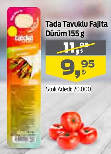 Tada Tavuklu Fajita Dürüm 155 g image