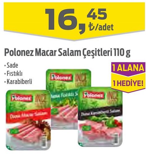 Polonez Macar Salam Çeşitleri 110 g image