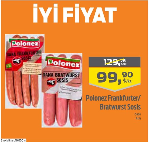Polonez Frankfurter/Bratwurst Sosis image