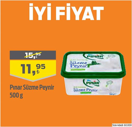 Pınar Süzme Peynir 500 g image