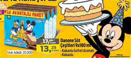 Danone Süt Çeşitleri 9x180 ml image