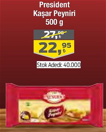 President Kaşar Peyniri 500 g image
