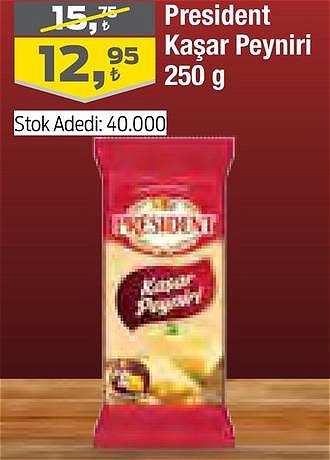 President Kaşar Peyniri 250 g image