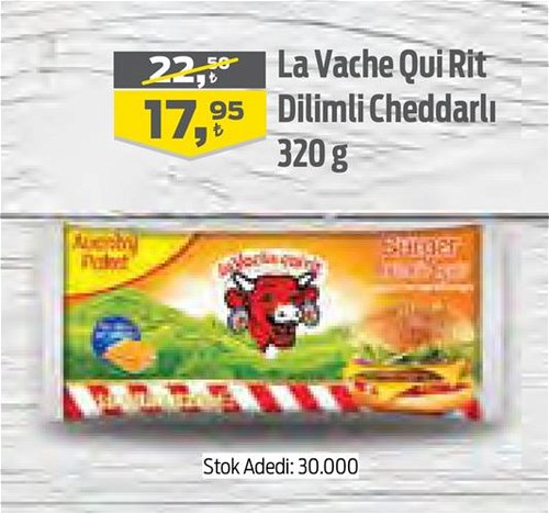 La Vache Qui Rit Dilimli Cheddarlı 320 gr image