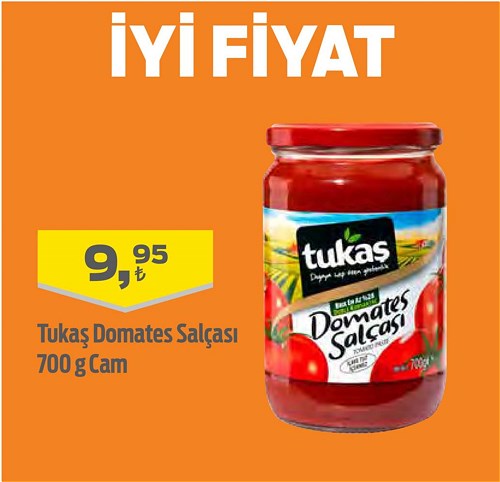 Tukaş Domates Salçası 700 g Cam image