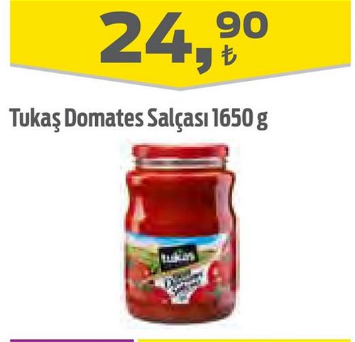 Tukaş Domates Salçası 1650 g image