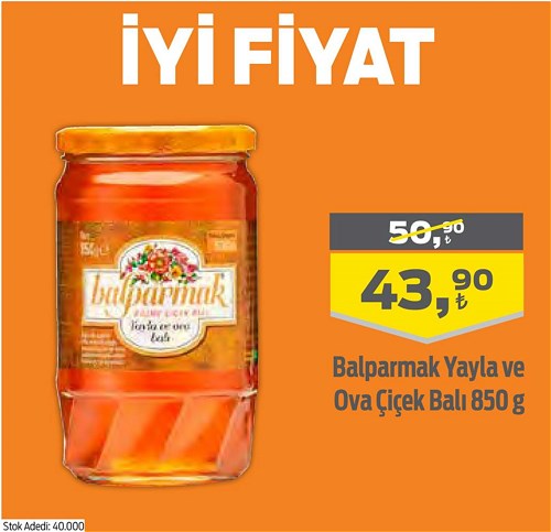 Balparmak Yayla ve Ova Çiçek Balı 850 g image