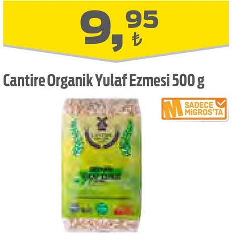 Cantire Oganik Yulaf Ezmesi 500 g image