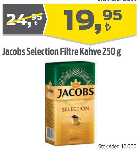 Jacobs Selection Filtre Kahve 250 g image