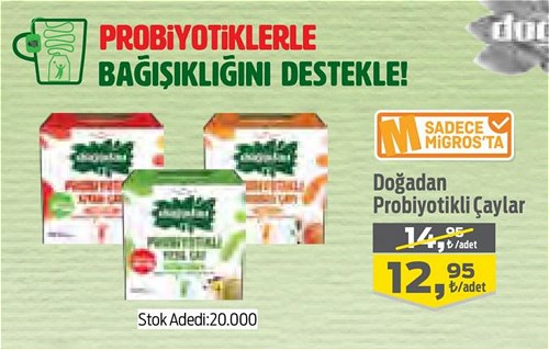 Doğadan Probiyotikli Çaylar image