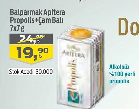 Balparmak Apitera Propolis+Çam Balı 7x7 g image