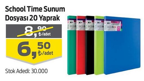 School Time Sunum Dosyası 20 Yaprak image