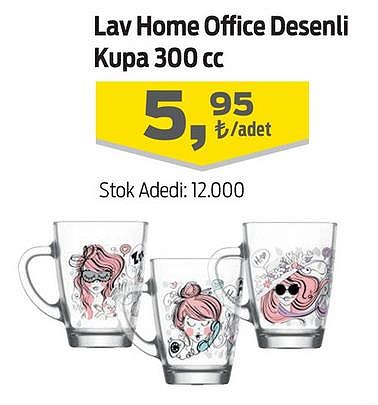 Lav Home Office Desenli Kupa 300 cc image