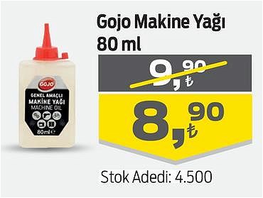 Gojo Makine Yağı 80 ml image