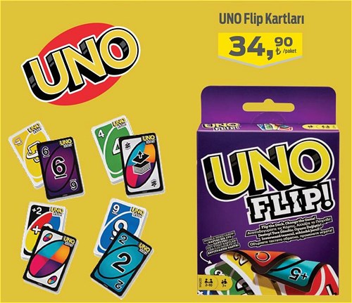 Uno Flip Kartları/Adet image