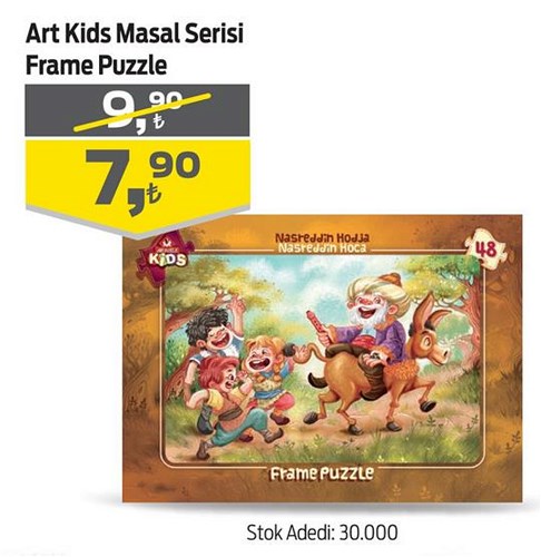 Art Kids Masal Serisi Frame Puzzle image