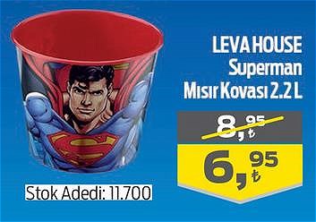 Leva House Superman Mısır Kovası 2,2 l image